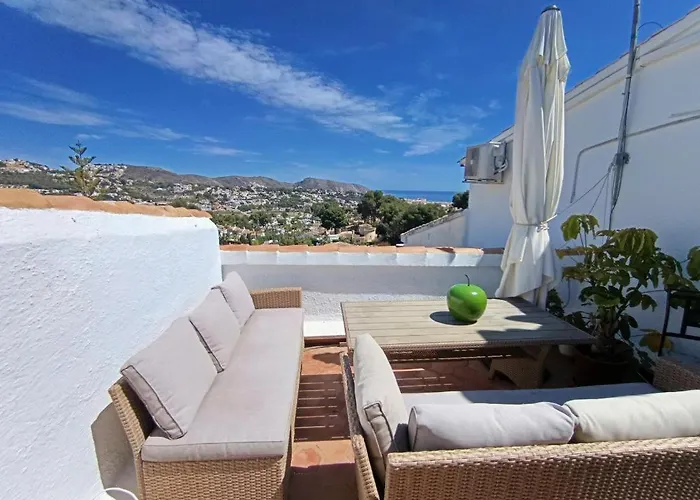 Atico-Penthouse En Moraira Con Vistas Al Mar